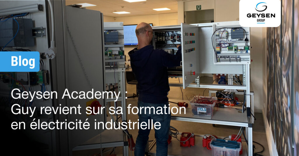 Guy revient sur sa formation en électricité industrielle - Geysen Academy